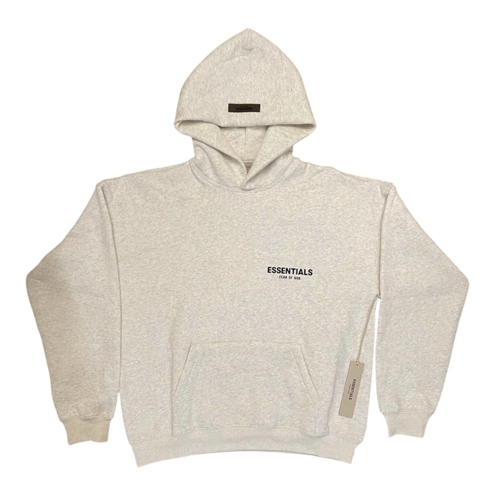 Fear Of God Essentials Hoodie Heather Grey